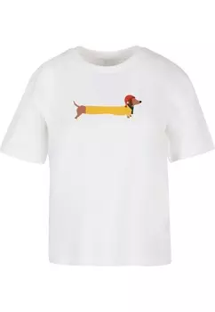 Футболка Merchcode Shirt Christmas Dog, белый