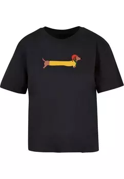 Футболка Merchcode Shirt Christmas Dog, черный