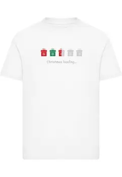 Футболка Merchcode Shirt Christmas Gifts Loading, белый