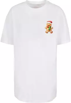 Футболка Merchcode Shirt Christmas Ginger, белый