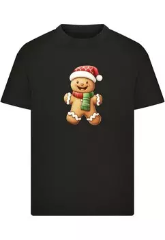 Футболка Merchcode Shirt Christmas Ginger, черный