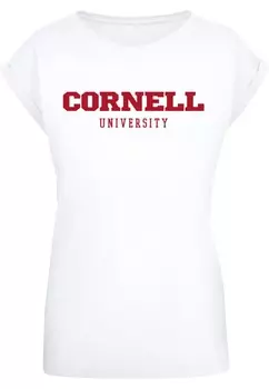 Футболка Merchcode Shirt Cornell University - Script, белый