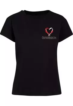 Футболка Merchcode Shirt Football - Austria, черный