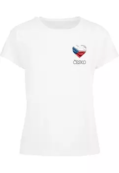 Футболка Merchcode Shirt Football - Czech, белый