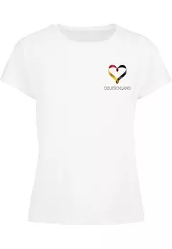 Футболка Merchcode Shirt Football - Germany, белый