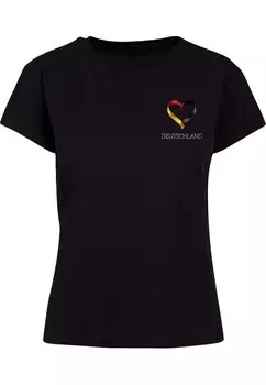 Футболка Merchcode Shirt Football - Germany, черный
