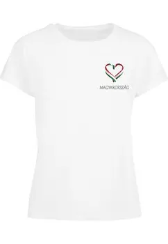 Футболка Merchcode Shirt Football - Hungaria, белый