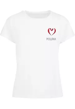 Футболка Merchcode Shirt Football - Poland, белый