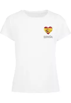 Футболка Merchcode Shirt Football - Spain, белый