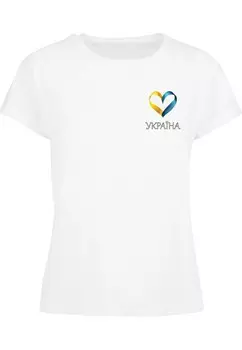 Футболка Merchcode Shirt Football - Ukraine, белый