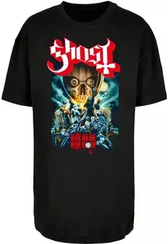 Футболка Merchcode Shirt Ghost - Poster, черный