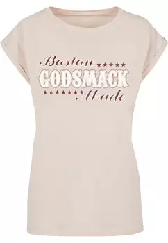 Футболка Merchcode Shirt Godsmack - Boston Made, кремовый