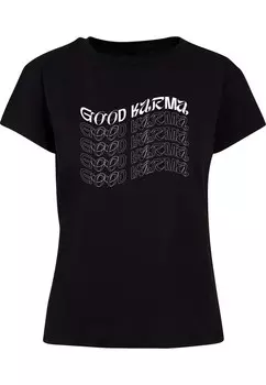Футболка Merchcode Shirt Good Karma, черный