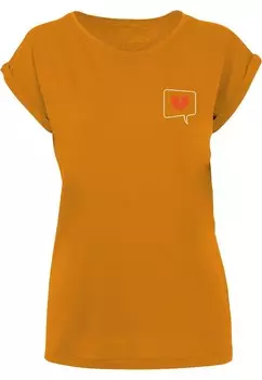 Футболка Merchcode Shirt Heartbreak X, оранжевый