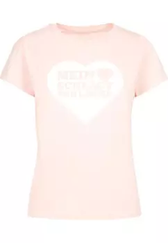 Футболка Merchcode Shirt Herz, розовый