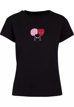 Футболка Merchcode Shirt Hug & Love - Emotional Balance, черный