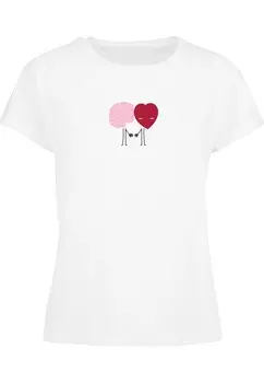 Футболка Merchcode Shirt Hugs & Love - Emotional Balance, белый