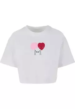 Футболка Merchcode Shirt Hugs & Love - Emotional Balance, белый