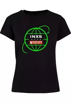 Футболка Merchcode Shirt INXS - Mystify Globe Art Box, черный