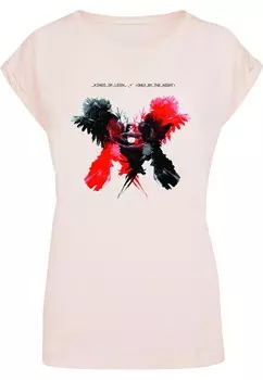 Футболка Merchcode Shirt Kings Of Leon - OBTN, светло-розовый