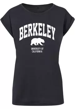 Футболка Merchcode Shirt Ladies Berkeley University - Bear, морской синий