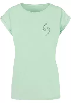 Футболка Merchcode Shirt Ladies Spring -Yin & Jang Fish, мятный
