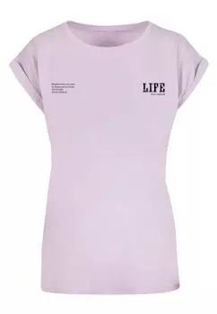 Футболка Merchcode Shirt Life, сиреневый