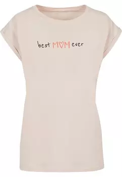 Футболка Merchcode Shirt Mothers Day - Best mom ever, песочный