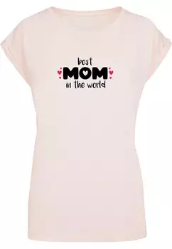 Футболка Merchcode Shirt Mothers Day - Best Mom In The World, розовый