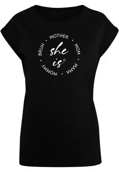 Футболка Merchcode Shirt Mothers Day - She is, черный