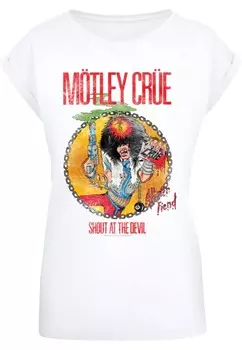 Футболка Merchcode Shirt Motley Crue - Allister Fiend SATD, белый