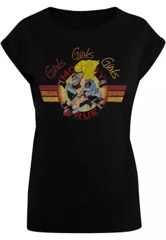 Футболка Merchcode Shirt Motley Crue - Bomber Girl, черный