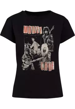 Футболка Merchcode Shirt Motley Crue - Vintage Punk Collage Box, черный
