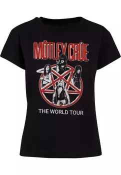 Футболка Merchcode Shirt Motley Crue - Vintage World Tour, черный