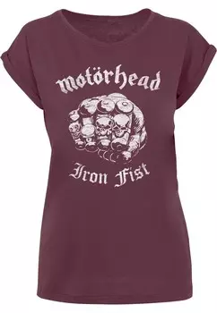 Футболка Merchcode Shirt Motorhead - Iron Fist, темно-красный