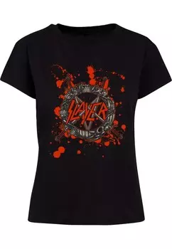 Футболка Merchcode Shirt SLA - Toothy Pentagram, черный