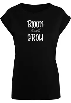 Футболка Merchcode Shirt Spring - Bloom And Grow, черный