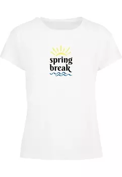 Футболка Merchcode Shirt Spring break, белый