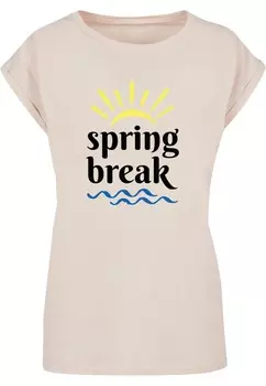 Футболка Merchcode Shirt Spring Break, песочный