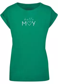 Футболка Merchcode Shirt Spring - Hello May, зеленый