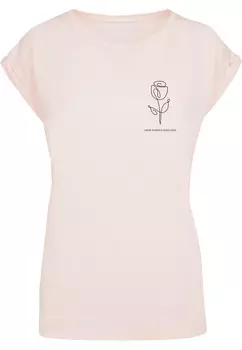 Футболка Merchcode Shirt Spring - Tulip Flower, пастельный розовый