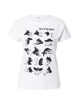 Футболка Merchcode Shirt Talk To The Hand, белый