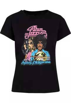 Футболка Merchcode Shirt Thin Lizzy - Album Tracklisting, черный
