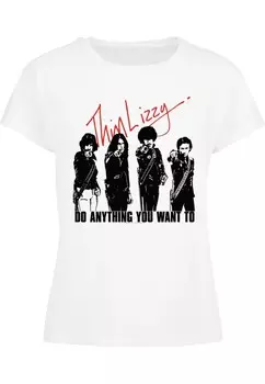 Футболка Merchcode Shirt Thin Lizzy - Do Anything, белый