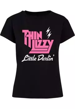 Футболка Merchcode Shirt Thin Lizzy - Little Darlin, черный