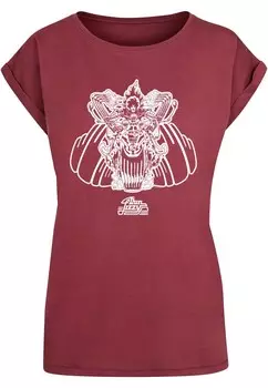 Футболка Merchcode Shirt Thin Lizzy - Rocker, цвет cherry red