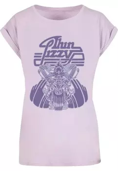 Футболка Merchcode Shirt Thin Lizzy - Rocker Infill, цвет lavender/blackberry