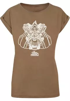 Футболка Merchcode Shirt Thin Lizzy - Rocker, коричневый