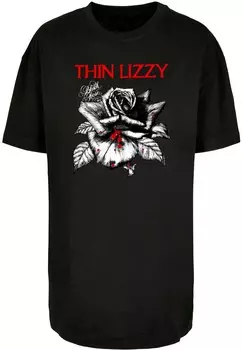 Футболка Merchcode Shirt Thin Lizzy - Rose, черный