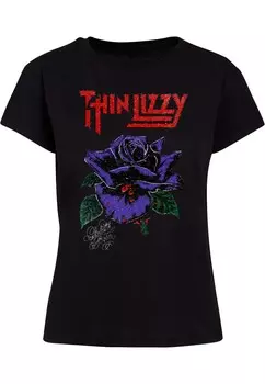 Футболка Merchcode Shirt Thin Lizzy - Rose, черный